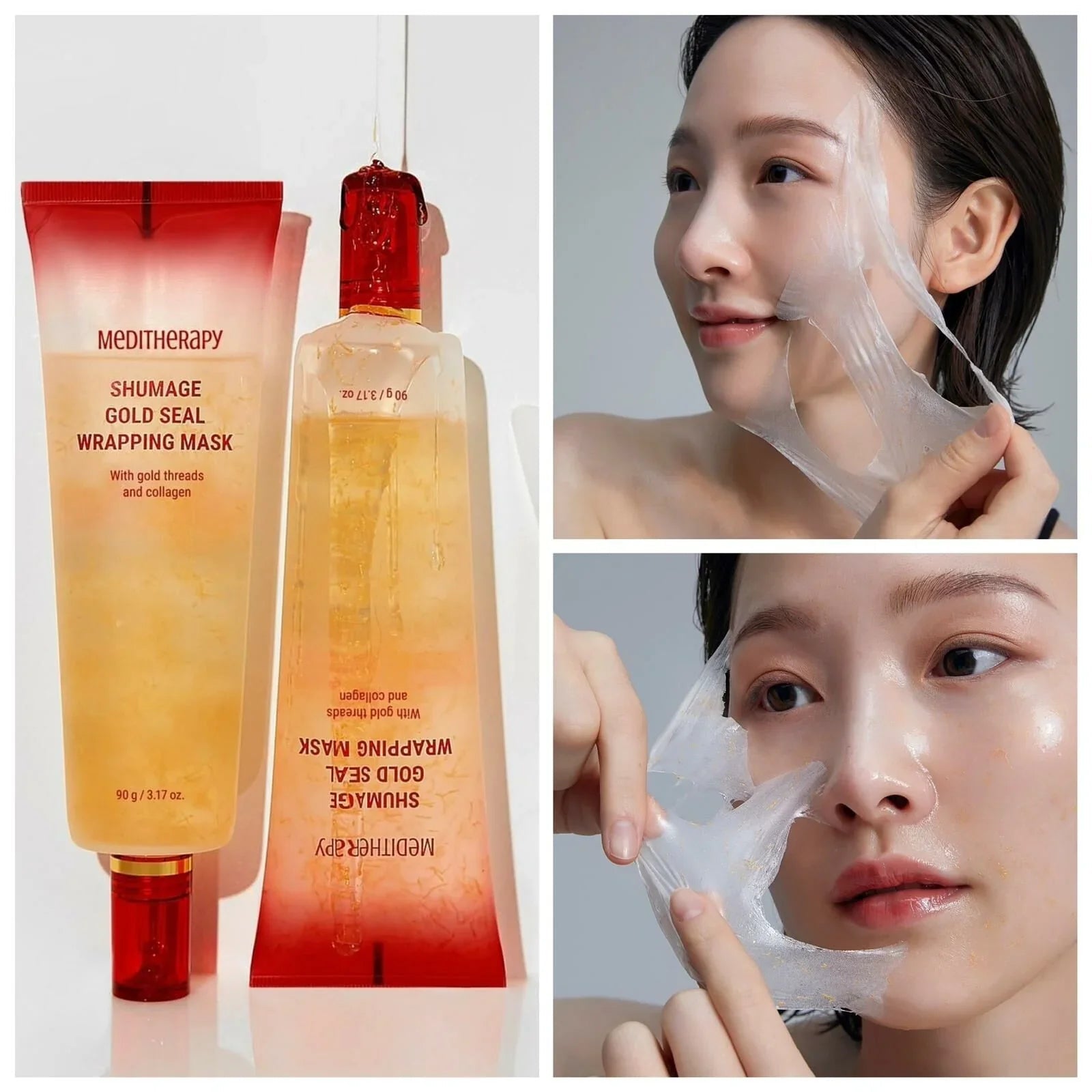 韓國直送Meditherapy 金絲抗老緊緻拉提面膜(90g) - HLY & CHOCCICO