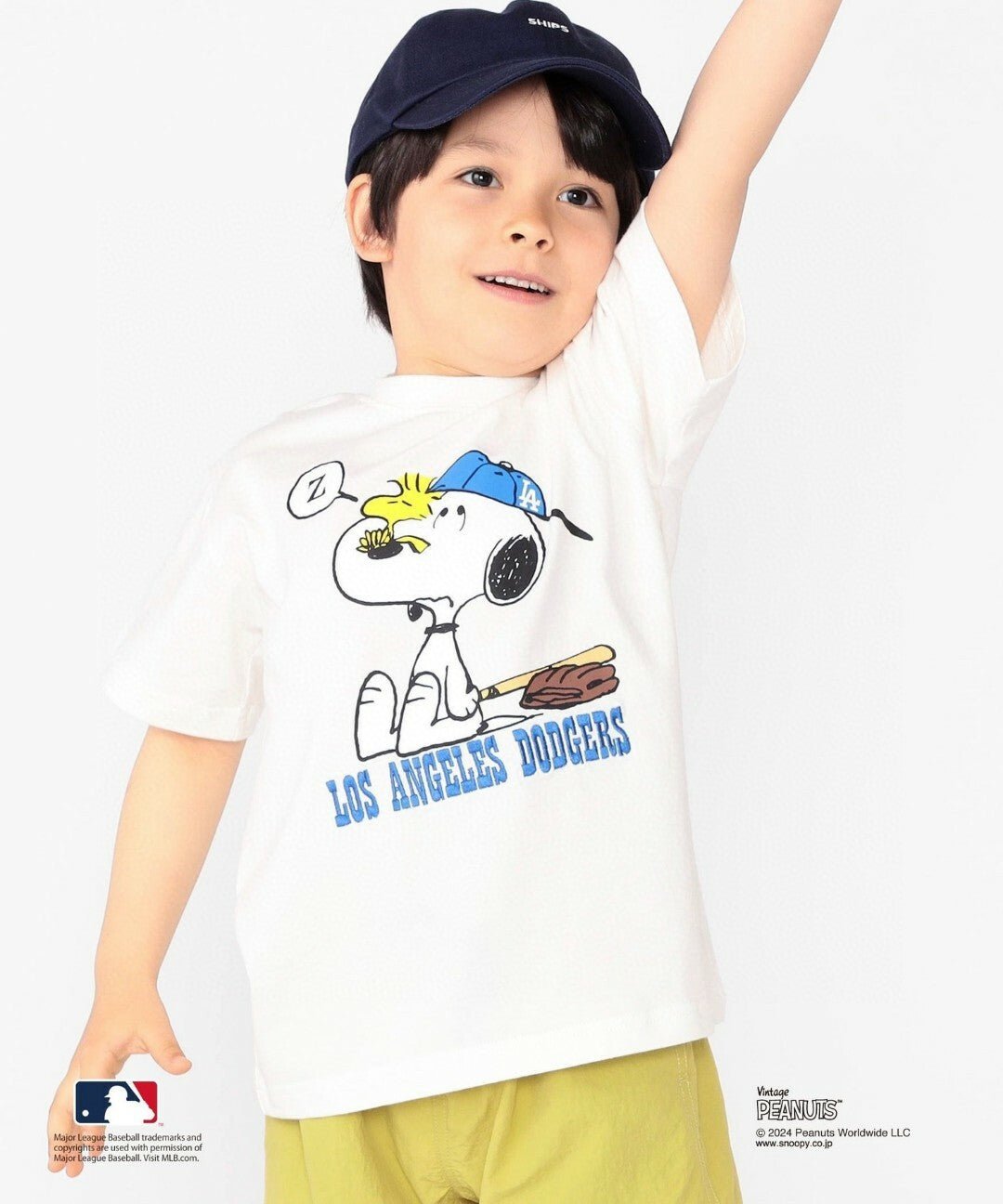 MLB X PEANUT SNOOPY Kids Tee - 4 Color - HLY & CHOCCICO