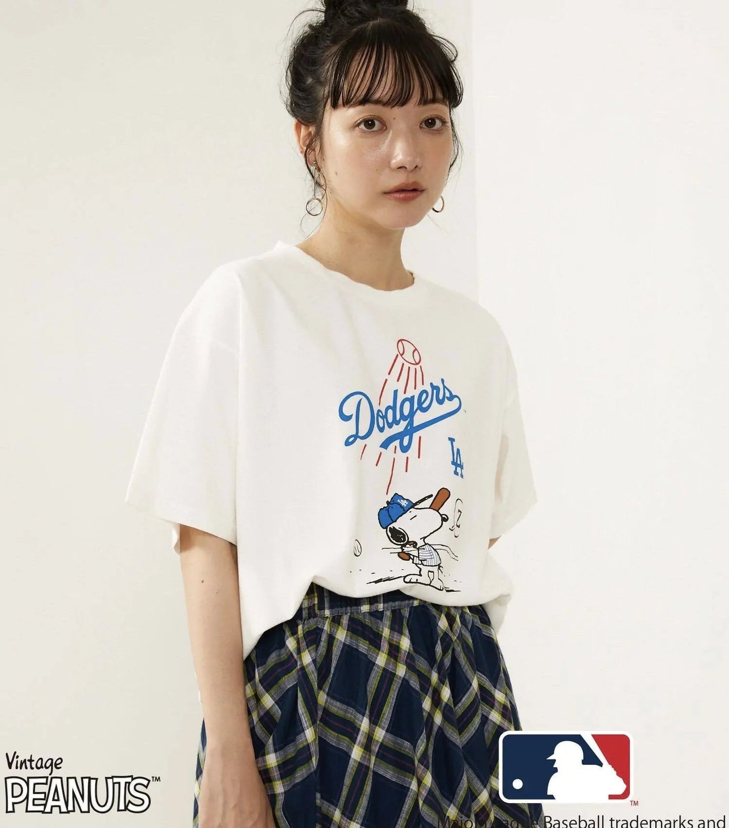 MLB x PEANUTS TEE 印花圓領短袖Tee HLY & CHOCCICO