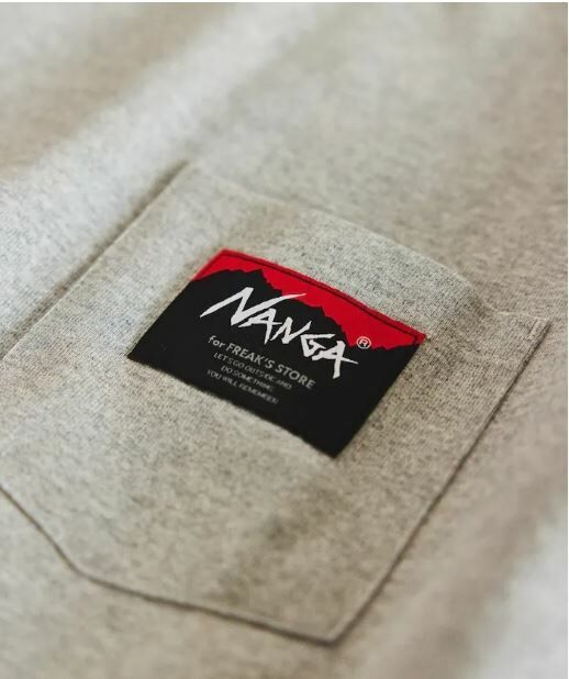 NANGA x Freak's Store 別注 ECO HYBRID LOOSE FIT POCKET TEE - HLY & CHOCCICO