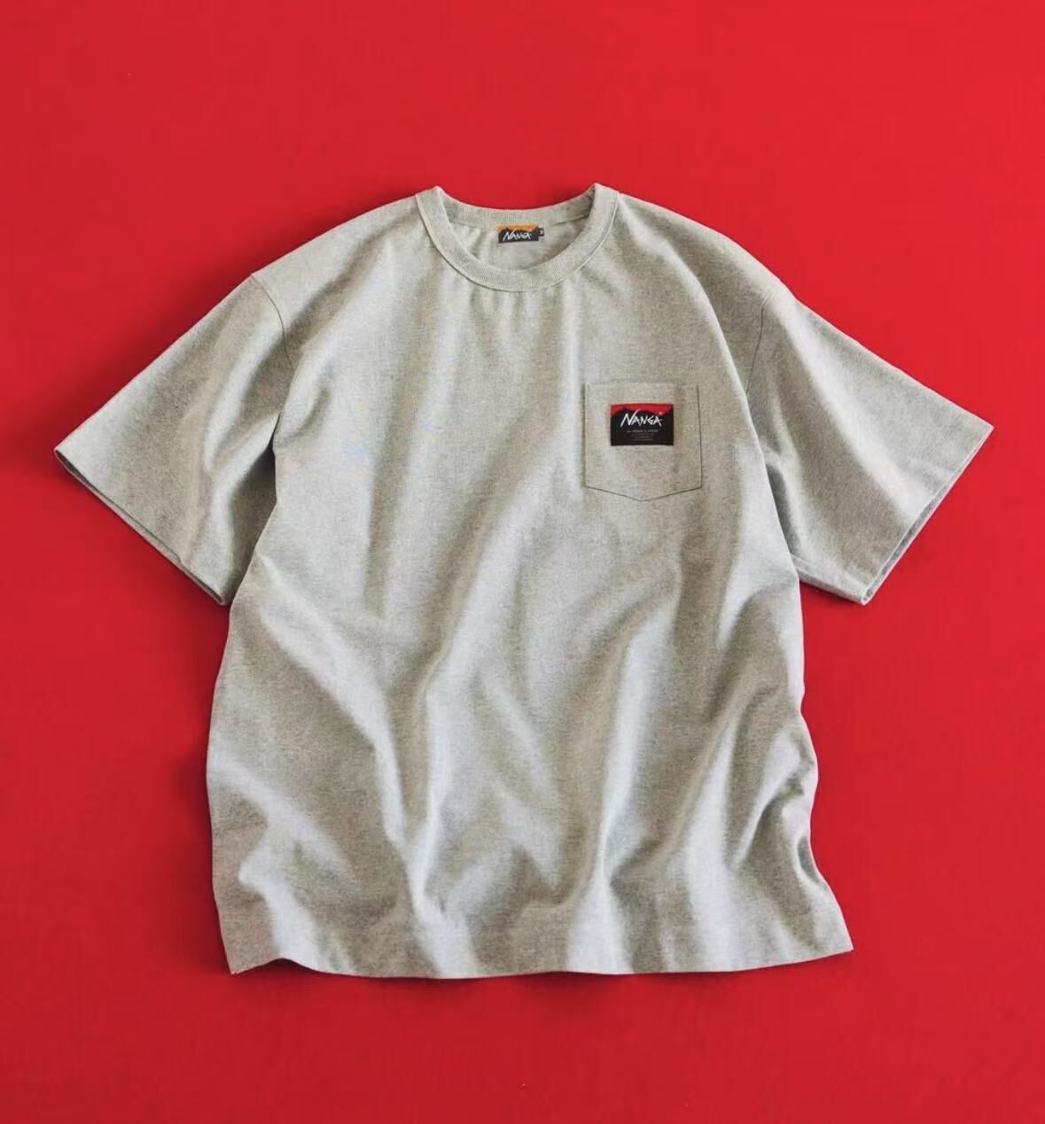 NANGA x Freak's Store 別注 ECO HYBRID LOOSE FIT POCKET TEE - HLY & CHOCCICO