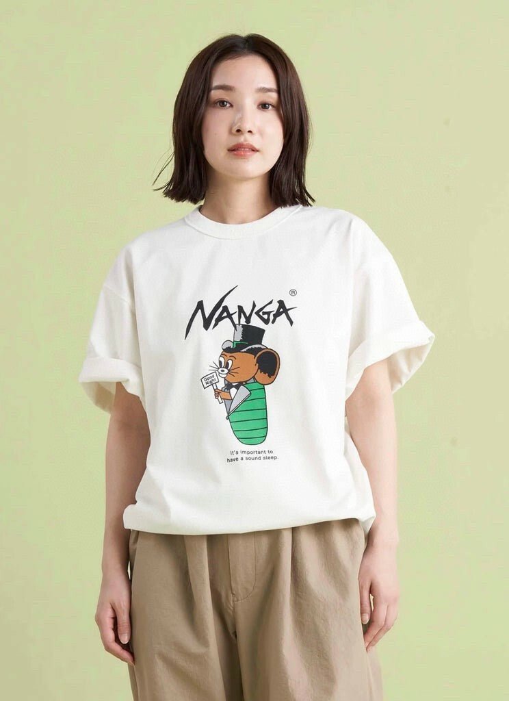 NANGA x Jerry Marquez Logo Tee -2 Color - HLY & CHOCCICO