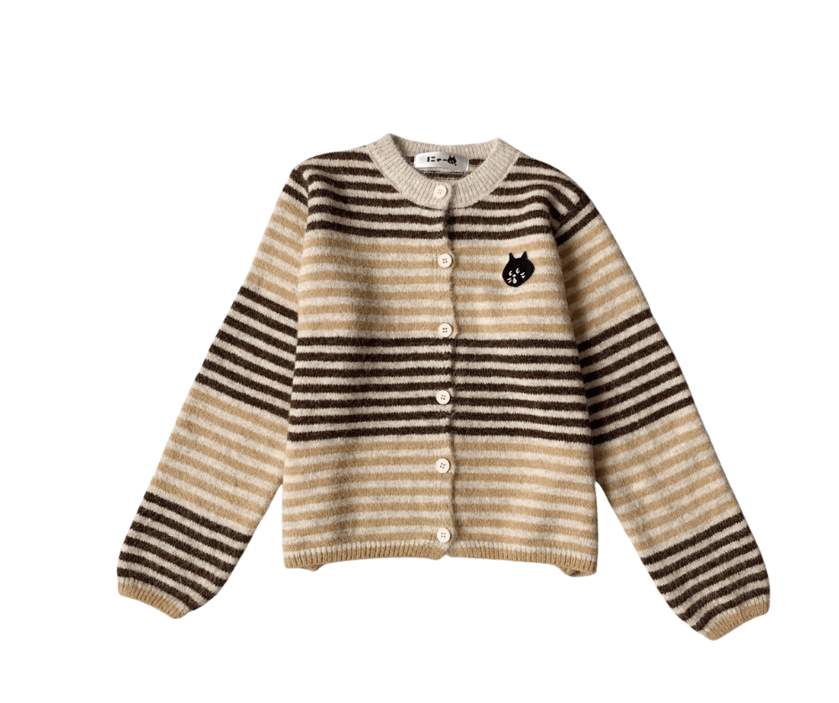 Ne - net NYA Striped Sweater Cardigan - HLY & CHOCCICO