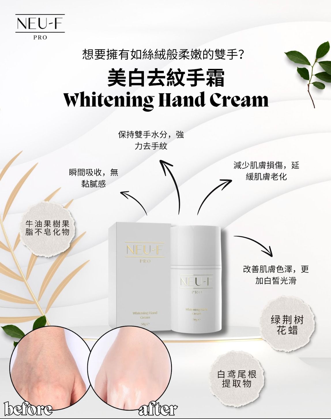 ✨【NEU-F Pro 白金級手部修護霜】✨ - HLY & CHOCCICO