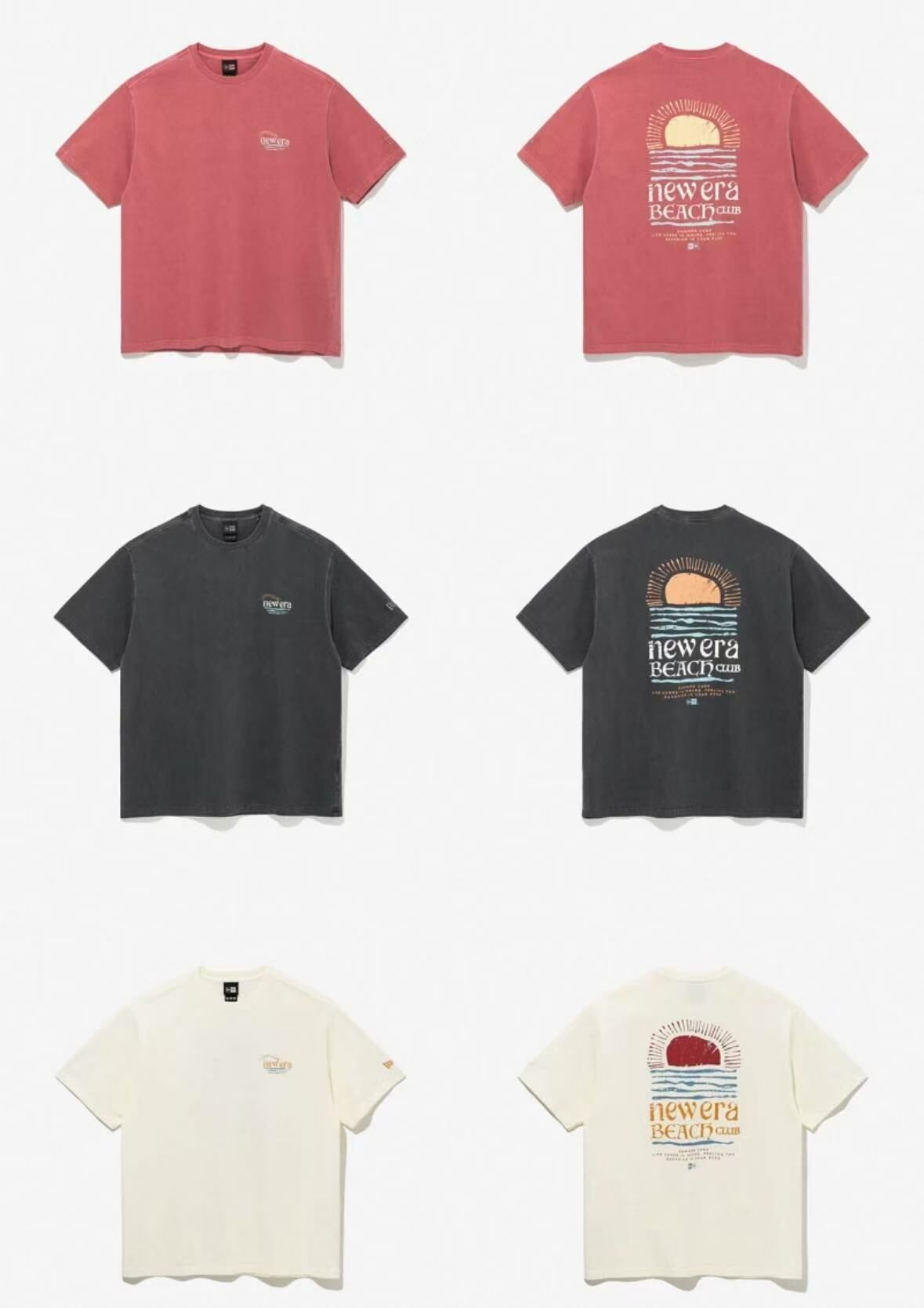 韓國直送New Era Vintage Sun Tee - HLY & CHOCCICO
