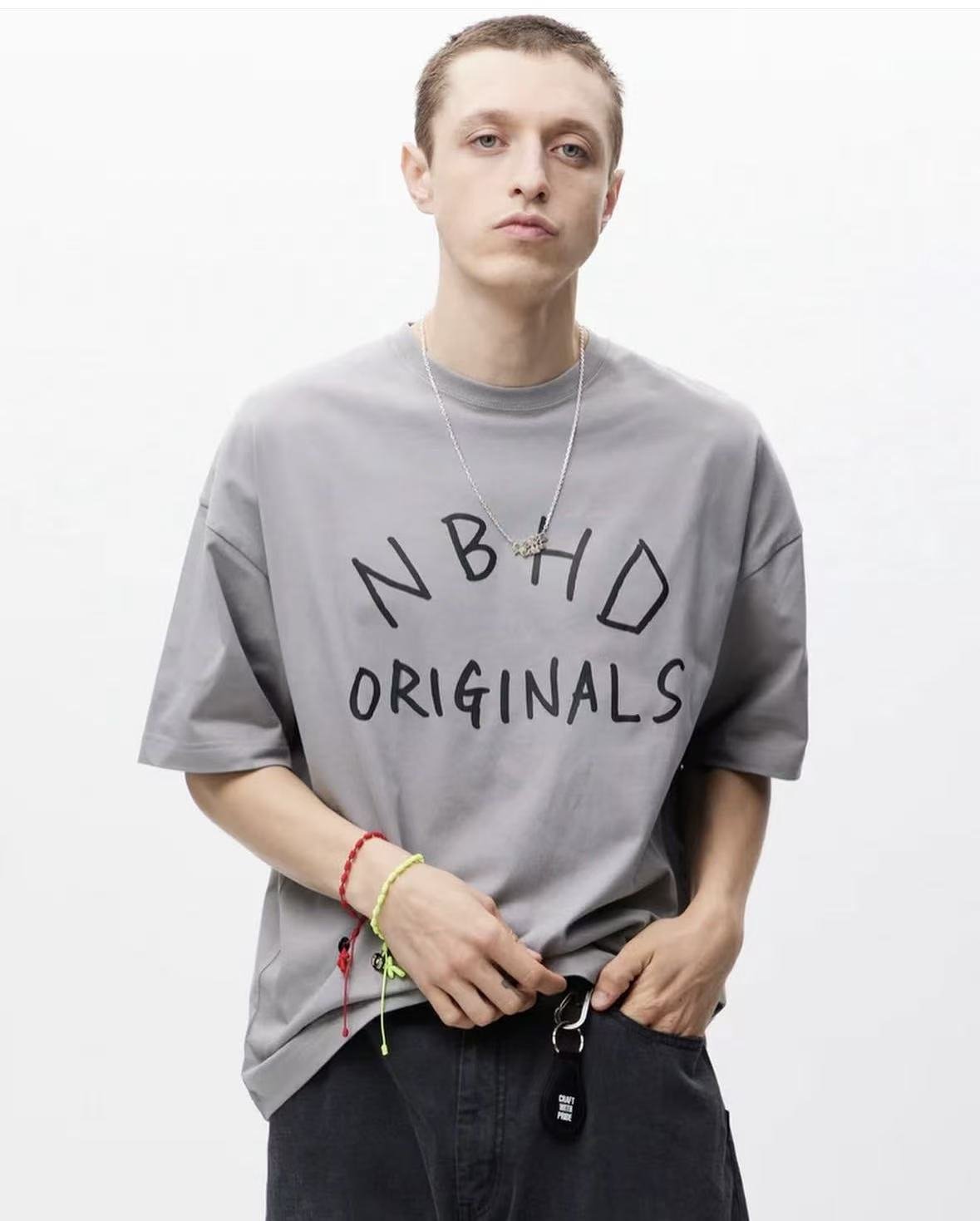 NEW Men's Street Style Loose Fit Logo Print Tee HLY & CHOCCICO