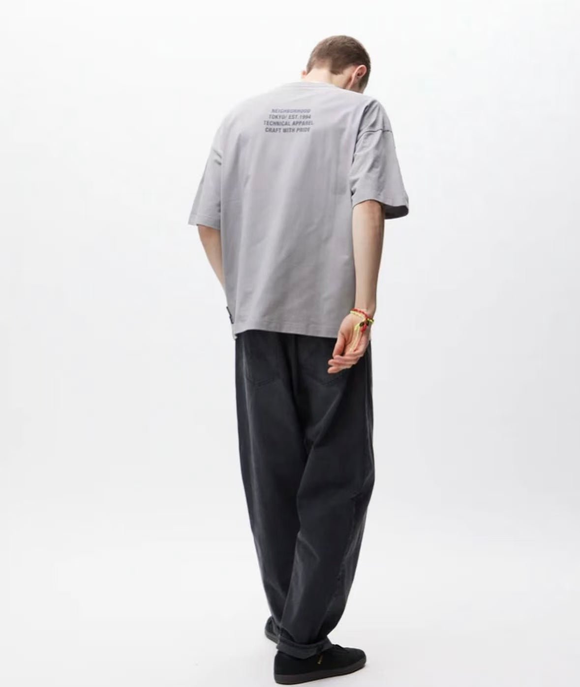 NEW Men's Street Style Loose Fit Logo Print Tee HLY & CHOCCICO