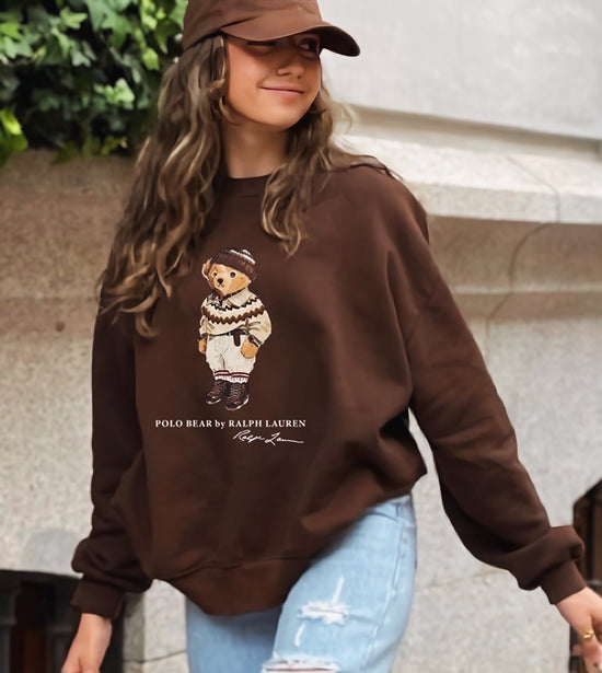 RL Bear Crew Neck Sweatshirt (加絨 )
