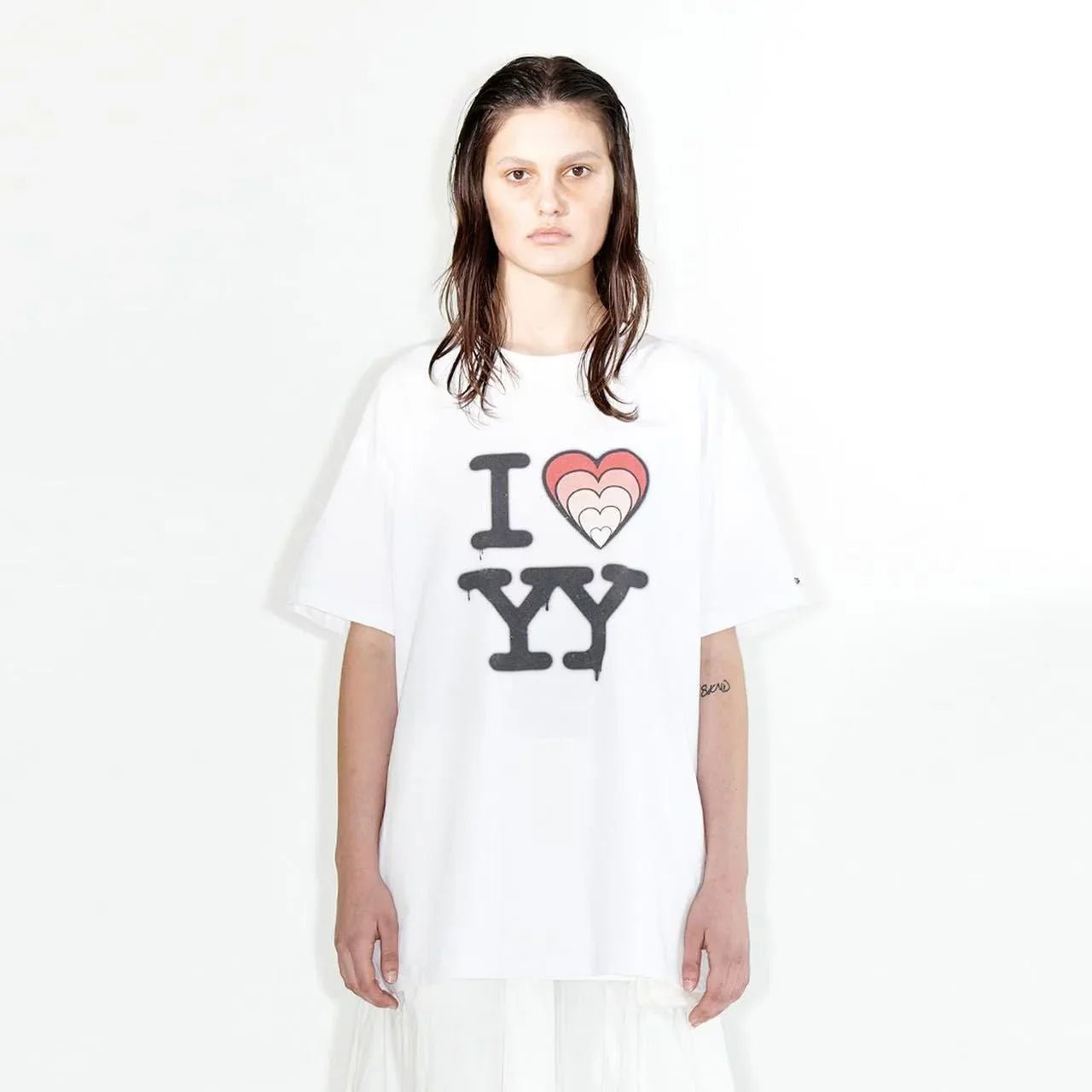 OPEN YY I LOVE YY BOX TEE - HLY & CHOCCICO