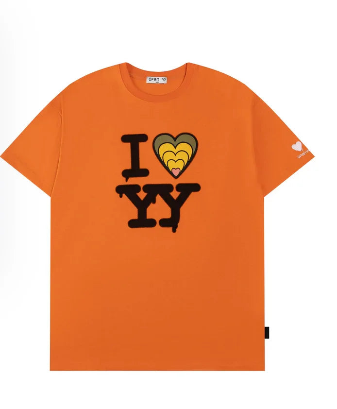 OPEN YY I LOVE YY BOX TEE - HLY & CHOCCICO