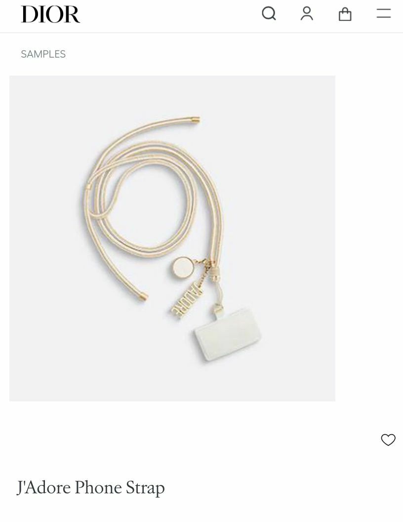 🌟 D i o r J'Adore Phone Strap 金色手機繩🌟