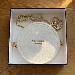 2024Chanel Beaute🎄聖誕限量化妝袋⭐ ✨獨家加裝連小金球鏈