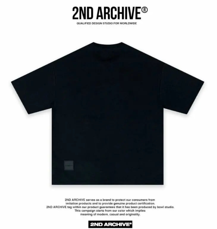 【一口價$328/件】🇰🇷韓國直送🇰🇷 2ND ARCHIVE Fray Tattoo T-shirt -2 Color APM 537 BOWL