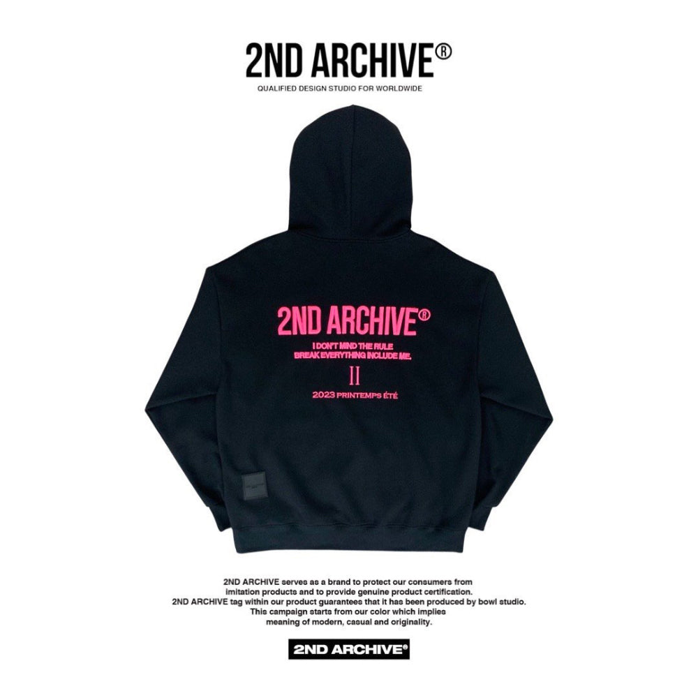 【一口價$390/件】🇰🇷韓國直送🇰🇷 2ND ARCHIVE Logo Embroidered Hoodie