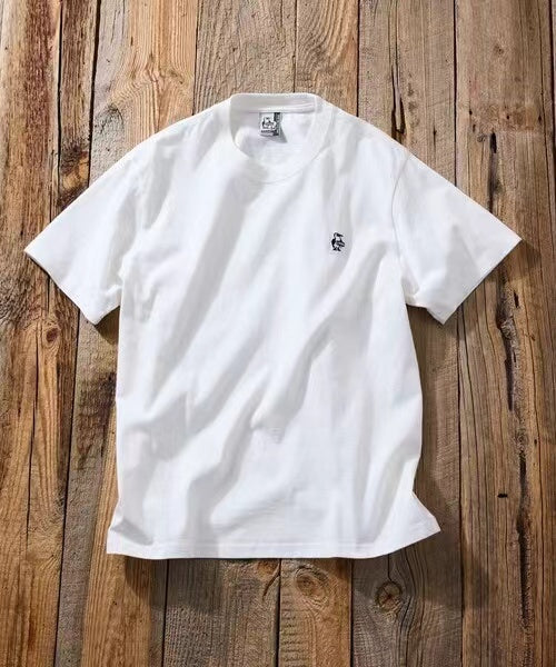 CHUMS arch logo back print crew neck Tee -4 Color