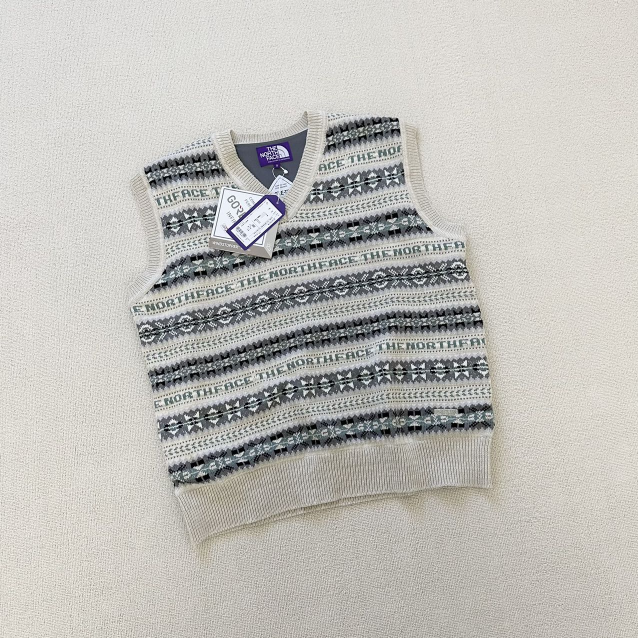 TNF PURPLE LABEL LABEL GORE-TEX INFINIUM™ Fair Isle Vest NT6301N