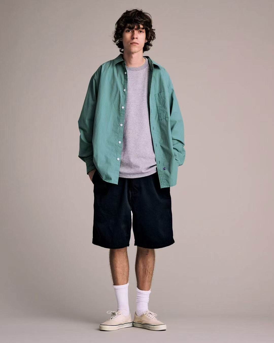 TNF PURPLE LABEL Regular Collar Field Shirt NT3432N Jiyan store