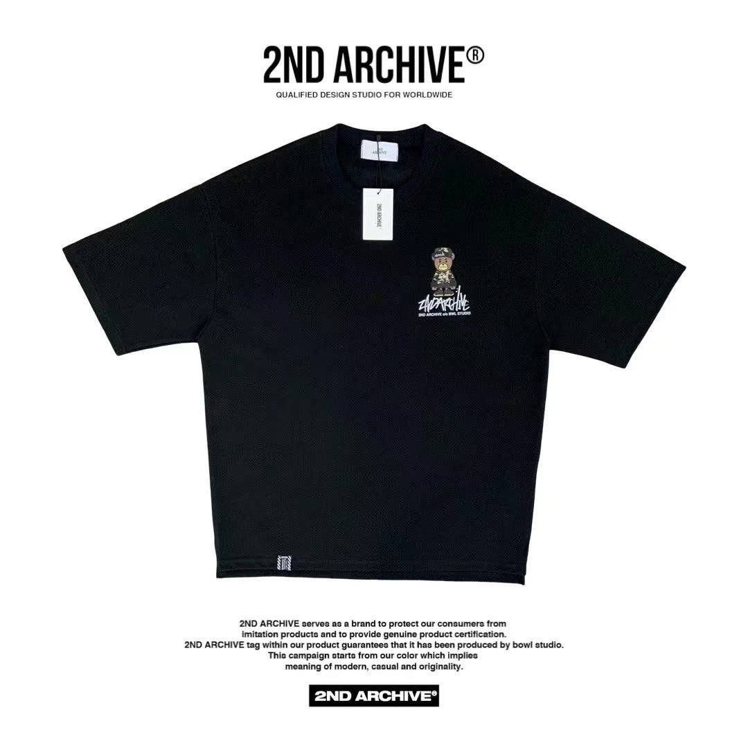 【一口價$277/件】🇰🇷韓國直送🇰🇷 2ND ARCHIVE Camouflage Army Bear Tee- 3 Color APM 537 BOWL