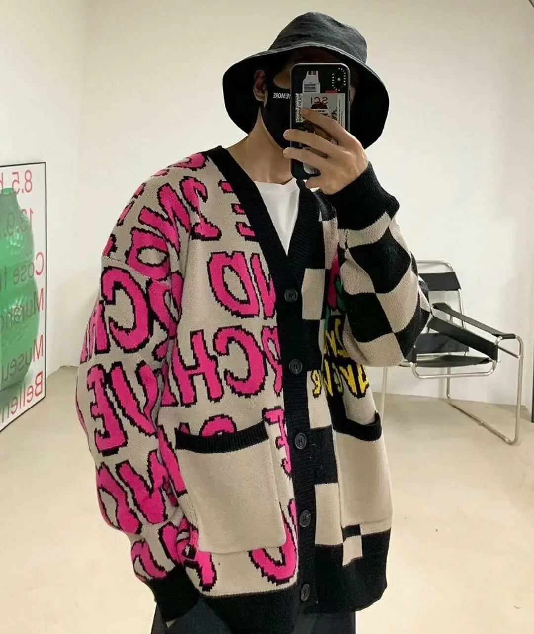 【一口價$449/件】🇰🇷韓國直送🇰🇷 2ND ARCHIVE Smiley Flower Check Cardigan 2ND ARCHIVE