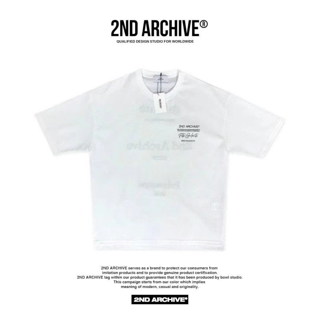 【一口價$277/件】🇰🇷韓國直送🇰🇷 2ND ARCHIVE Statue 3D embroidery T-shirt- 3 Color APM 537 BOWL
