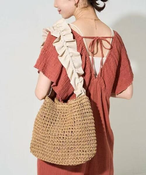 日本直送Gather Handle Paper Bag
