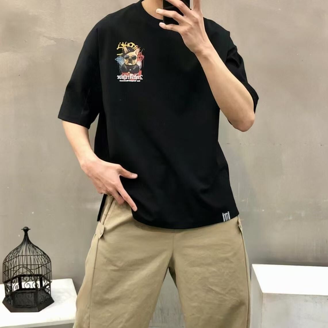 韓國直送 2ND ARCHIVE SnapBack Bulldog Tee