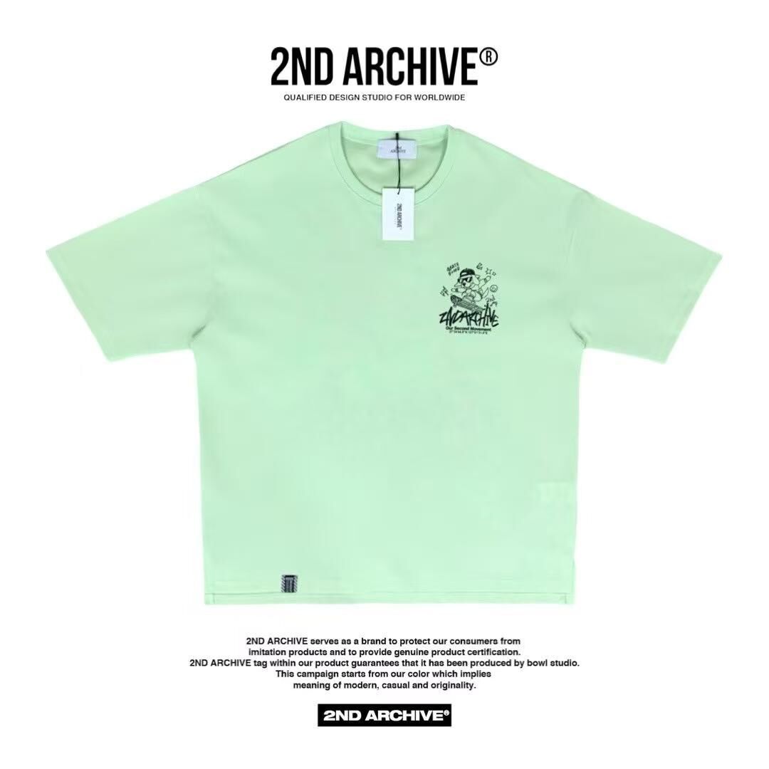 韓國直送 2ND ARCHIVE Board Beagle Crayon Tee