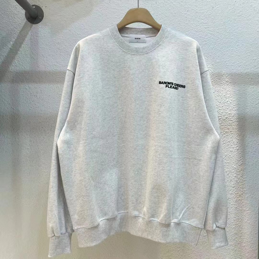 韓國直送Baron Duck embroidery happo sweatshirt