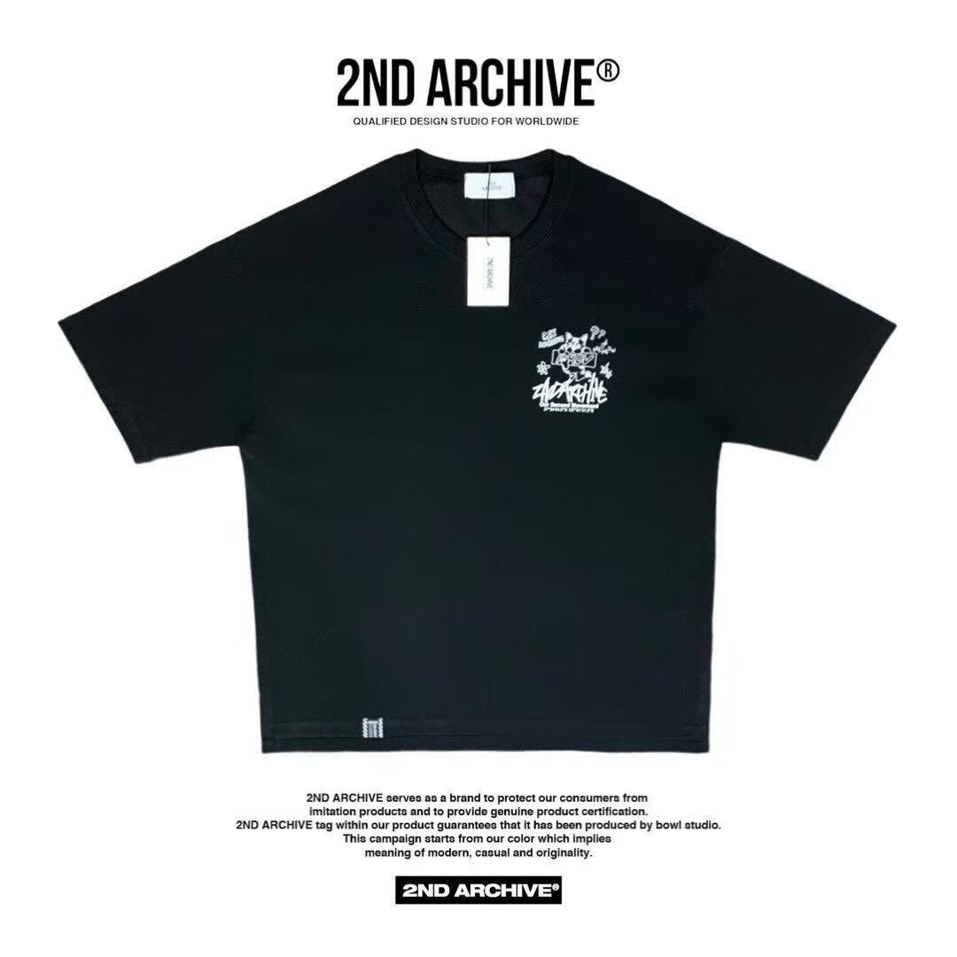 韓國直送 2ND ARCHIVE Monthly Cat Crayon Tee