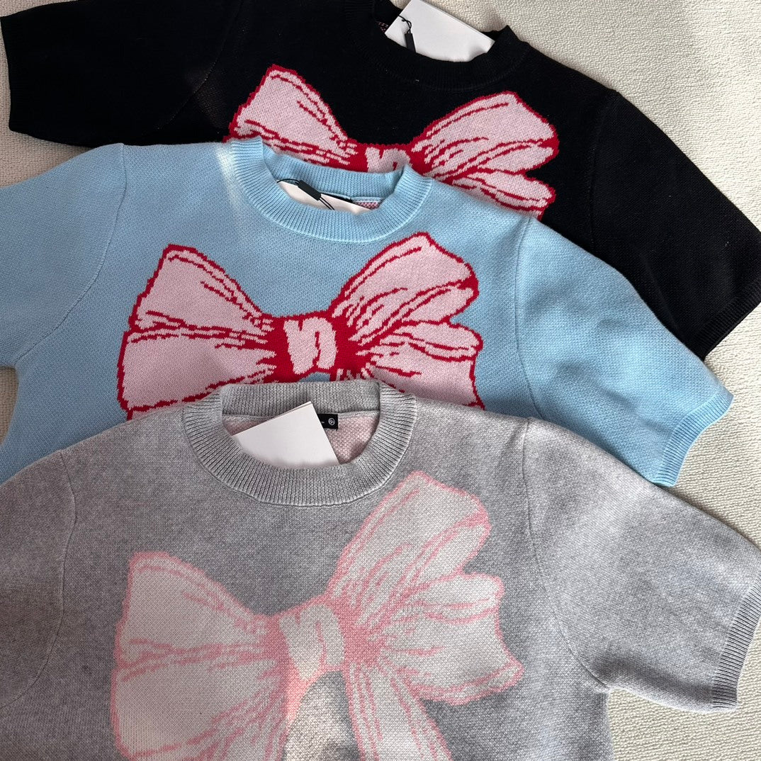 【一口價$363/件】韓國潮牌RonRon knitted short sleeves - 3 Color