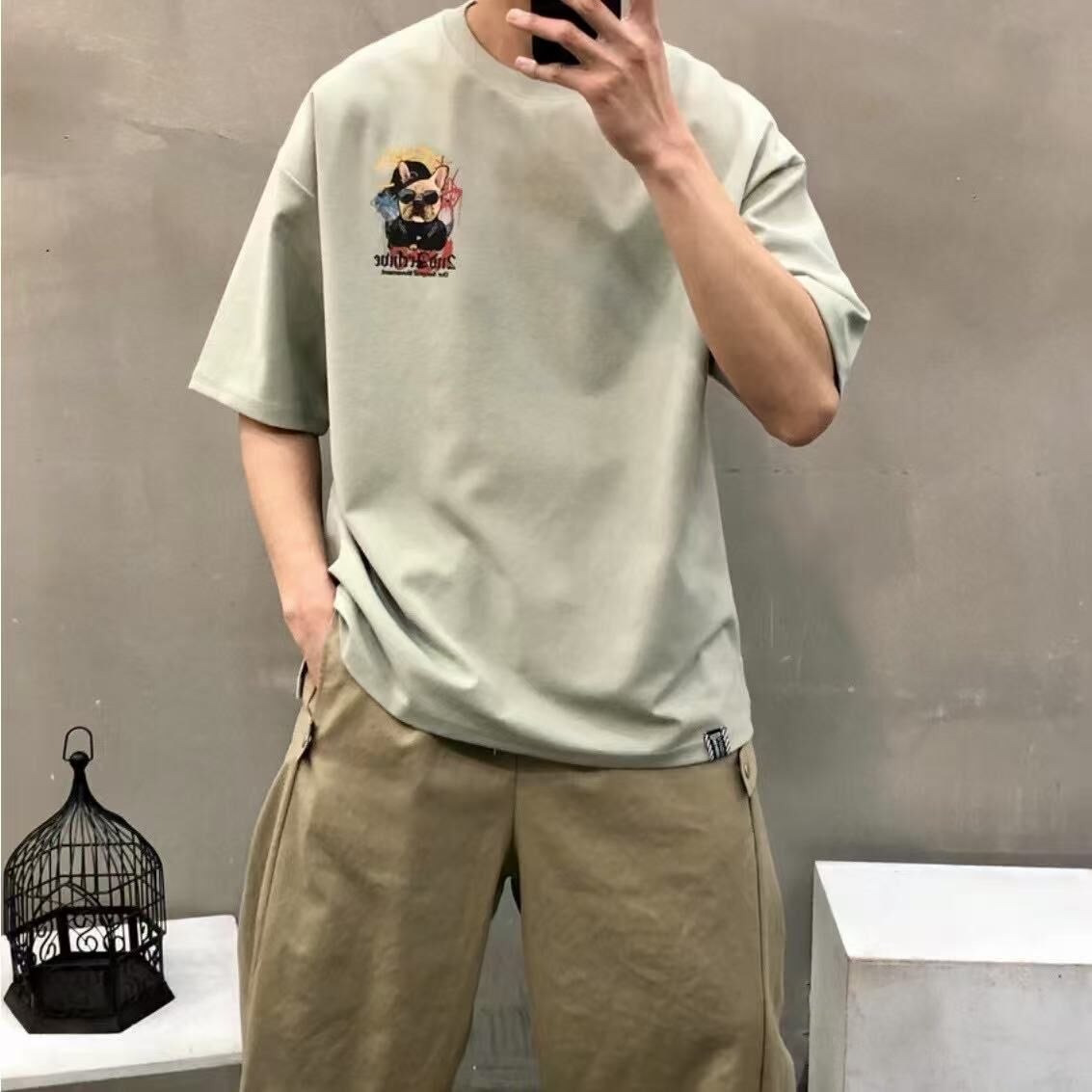 韓國直送 2ND ARCHIVE SnapBack Bulldog Tee