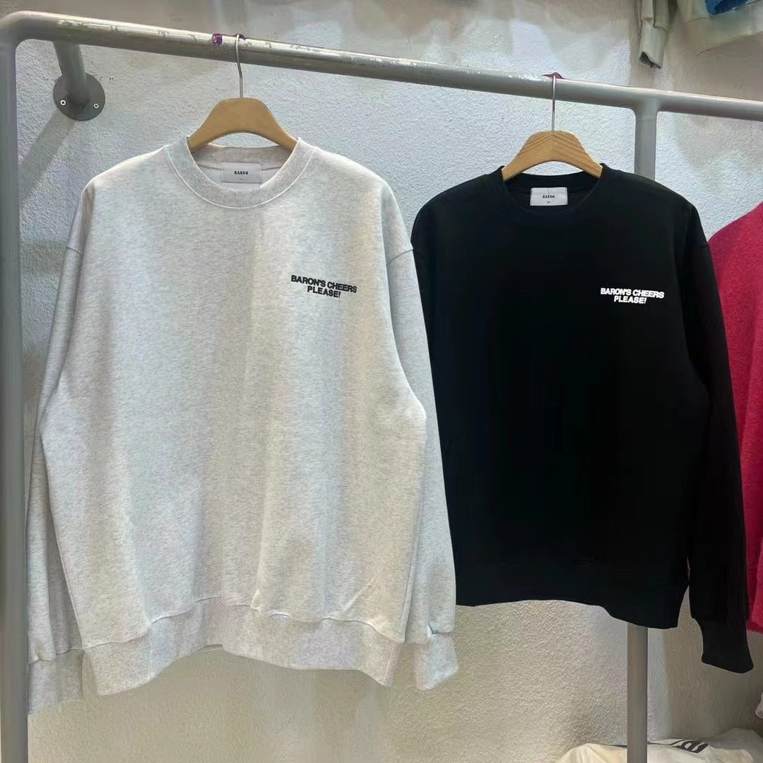 韓國直送Baron Duck embroidery happo sweatshirt