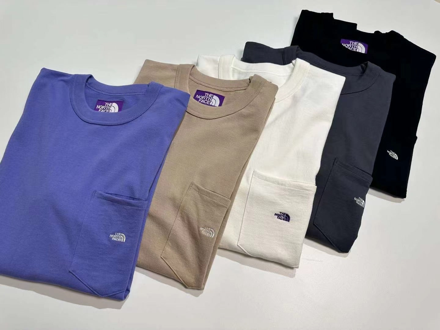 TNF PURPLE LABEL 7oz Long Sleeve Pocket Tee - NT3365N