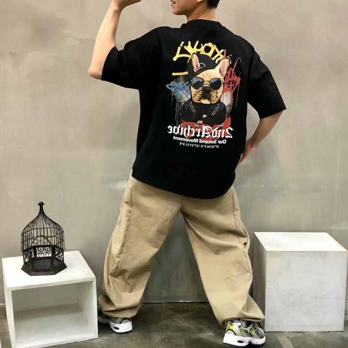 韓國直送 2ND ARCHIVE SnapBack Bulldog Tee