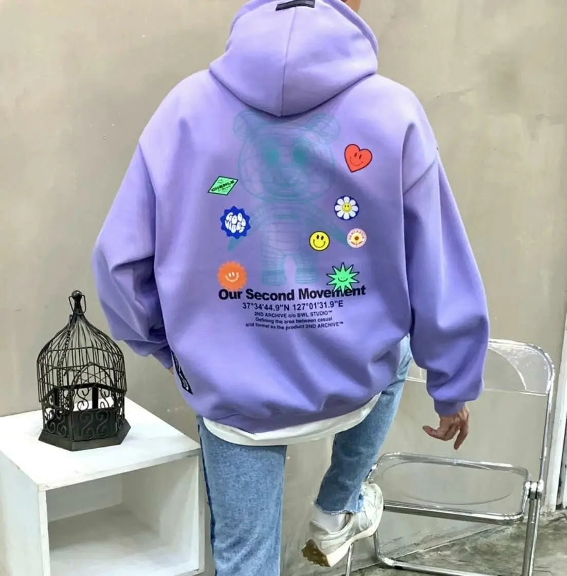 【一口價$390/件】🇰🇷韓國直送🇰🇷 2ND ARCHIVE 3D Bear Sweatshirt | 3 Color 2ND ARCHIVE
