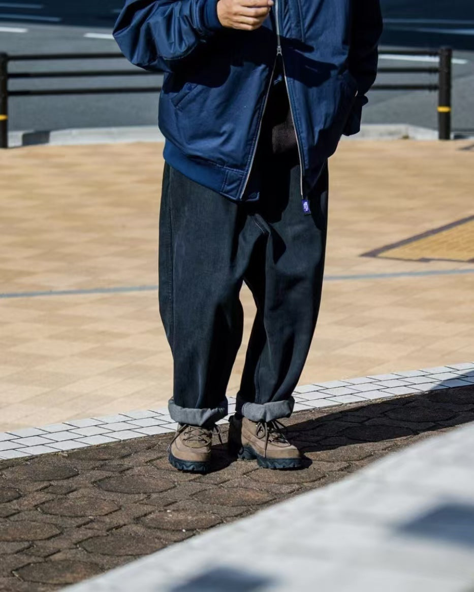 TNF PURPLE LABEL Denim Wide Tapered Field Pants NT5357N Jiyan store