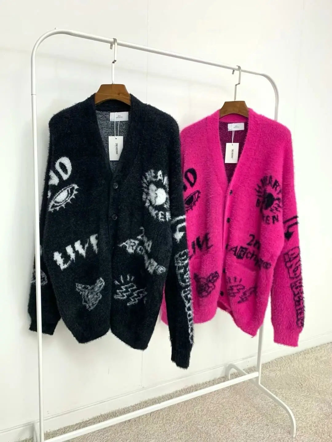 【一口價$450/件】🇰🇷韓國直送🇰🇷 2ND ARCHIVE Mohair Angora Cardigan 毛毛外套 2ND ARCHIVE