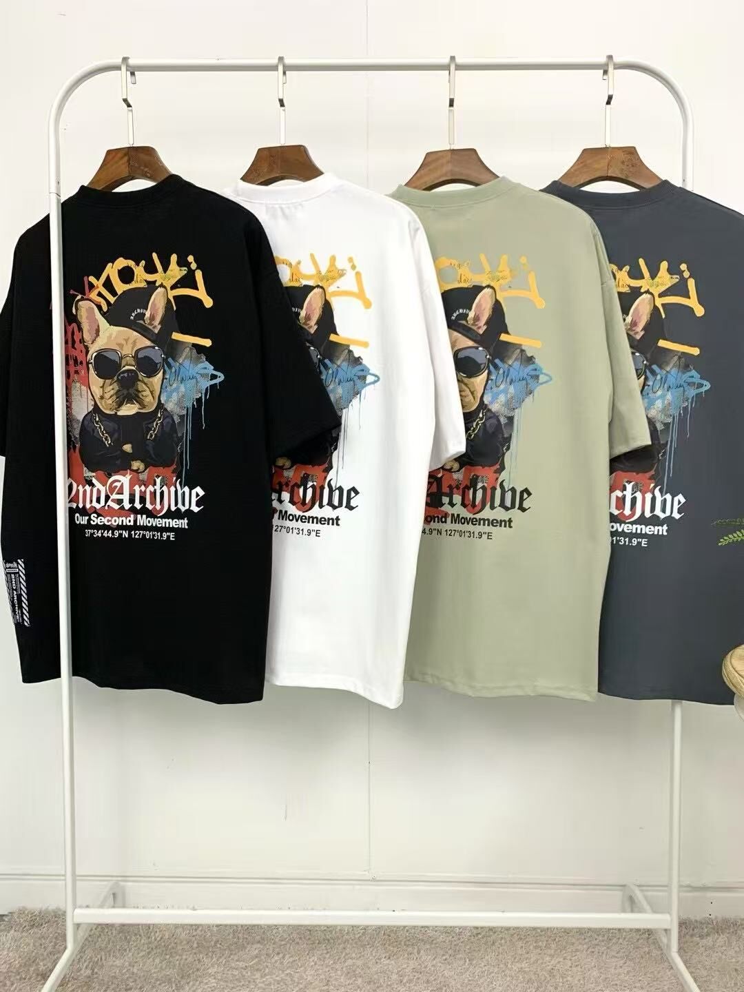 韓國直送 2ND ARCHIVE SnapBack Bulldog Tee