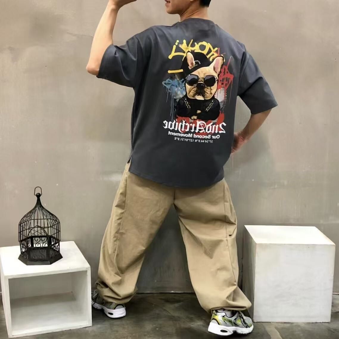 韓國直送 2ND ARCHIVE SnapBack Bulldog Tee