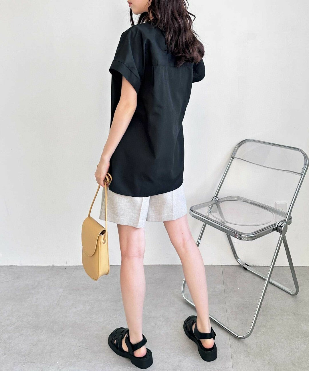 ASSN x GeeRA French Sleeve Shirt Tops - 2 Color