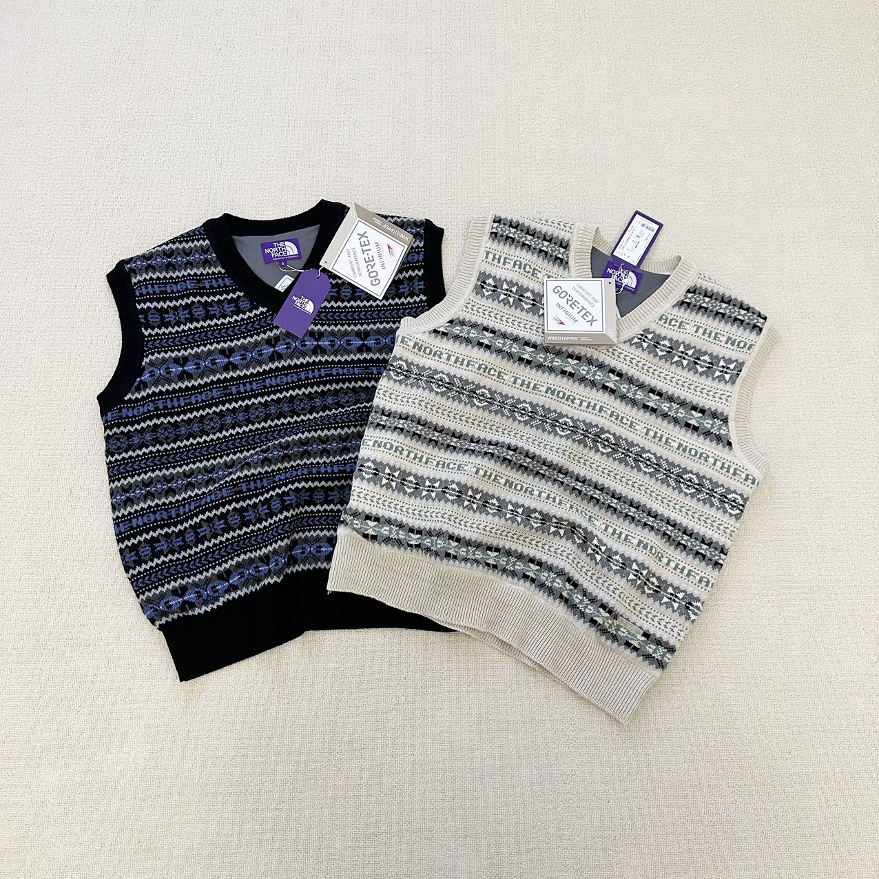TNF PURPLE LABEL LABEL GORE-TEX INFINIUM™ Fair Isle Vest NT6301N
