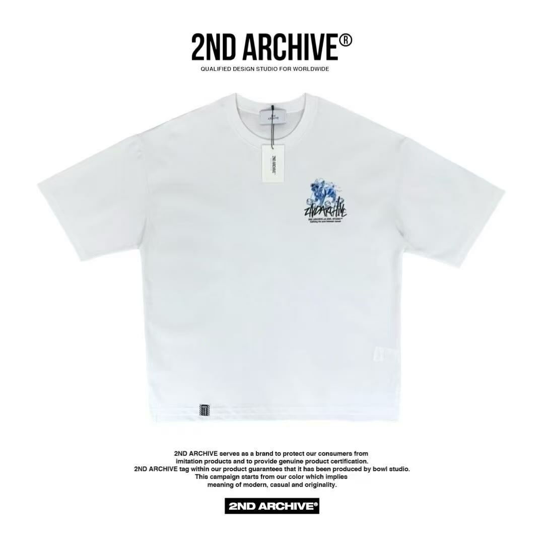 韓國直送 2ND ARCHIVE Ice bulldogr T-shirt - 4 Color APM 537 BOWL