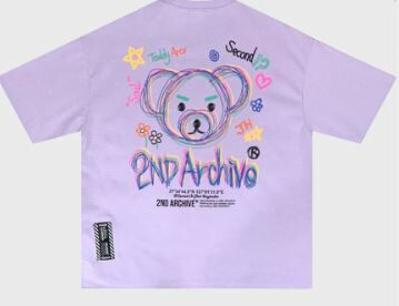【一口價$277/件】🇰🇷韓國直送🇰🇷 2ND ARCHIVE Art Bear Tee - 4 Color APM 537 BOWL