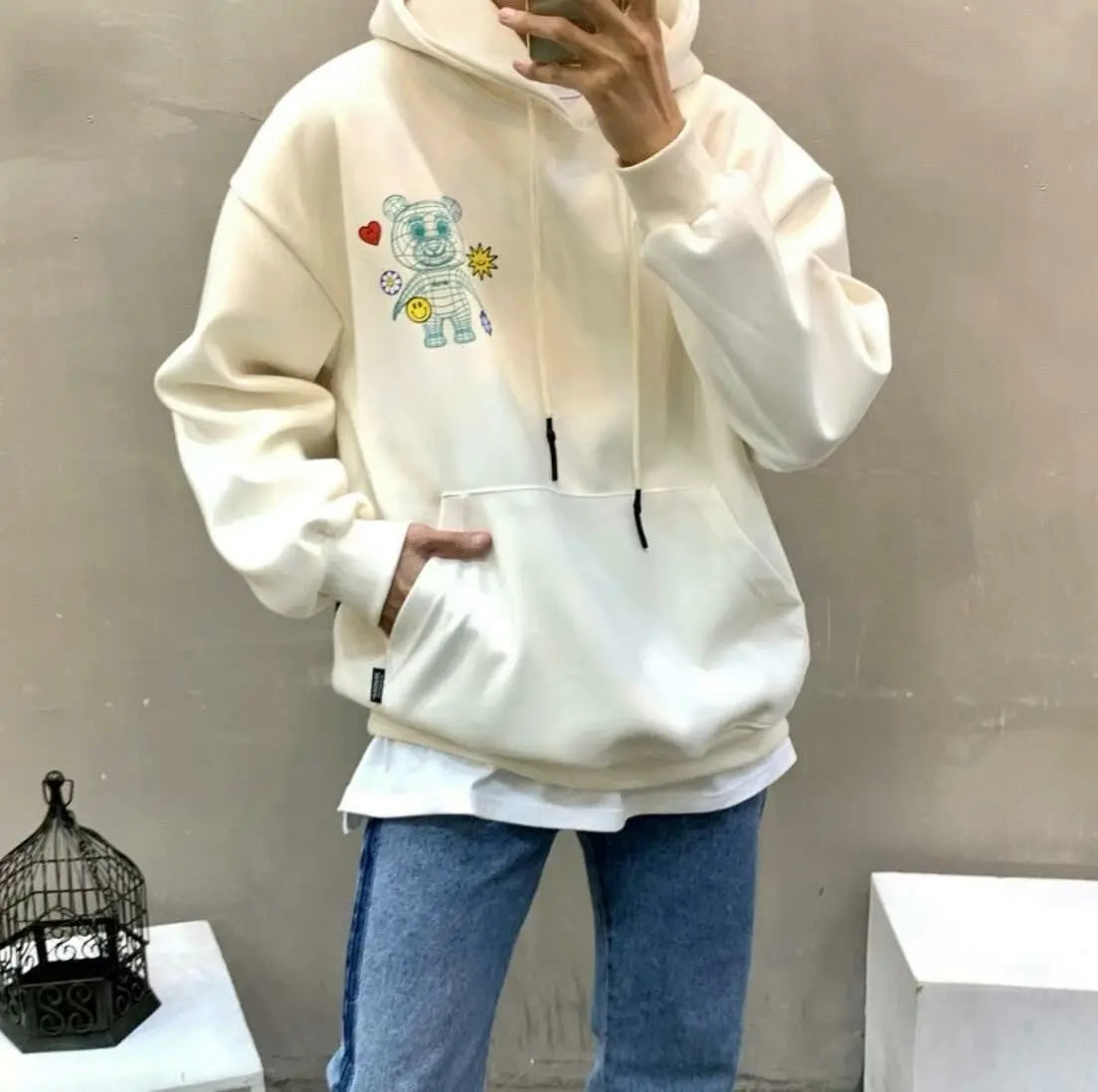 【一口價$390/件】🇰🇷韓國直送🇰🇷 2ND ARCHIVE 3D Bear Sweatshirt | 3 Color 2ND ARCHIVE