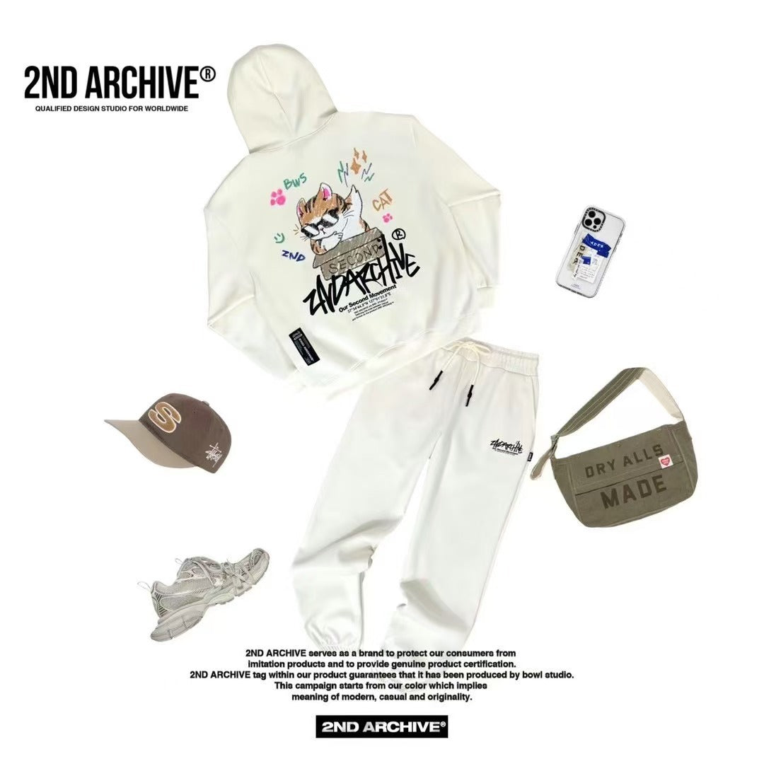 韓國直送🇰🇷 2ND ARCHIVE Box Cat Hoodie 2ND ARCHIVE
