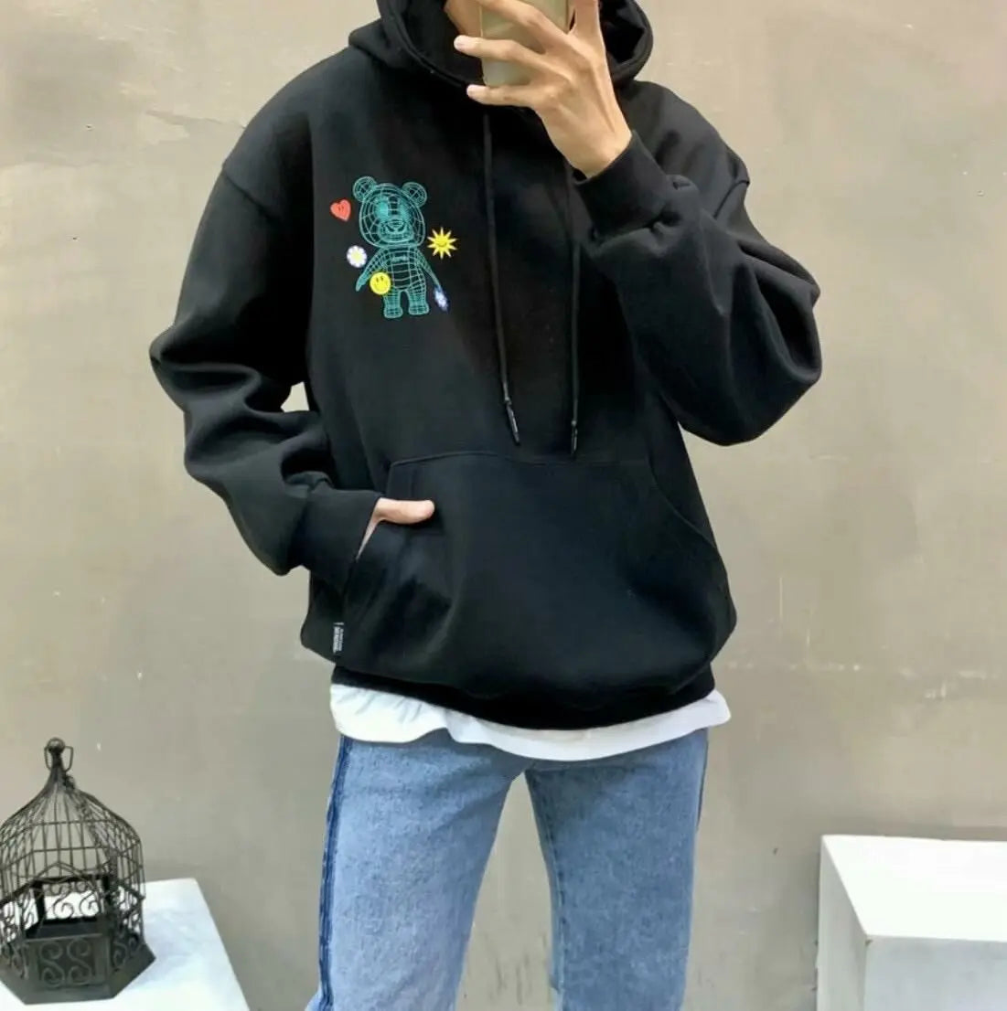 【一口價$390/件】🇰🇷韓國直送🇰🇷 2ND ARCHIVE 3D Bear Sweatshirt | 3 Color 2ND ARCHIVE