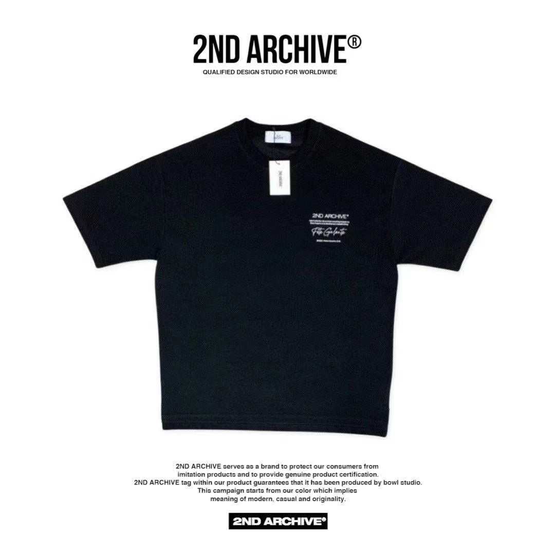【一口價$277/件】🇰🇷韓國直送🇰🇷 2ND ARCHIVE Statue 3D embroidery T-shirt- 3 Color APM 537 BOWL