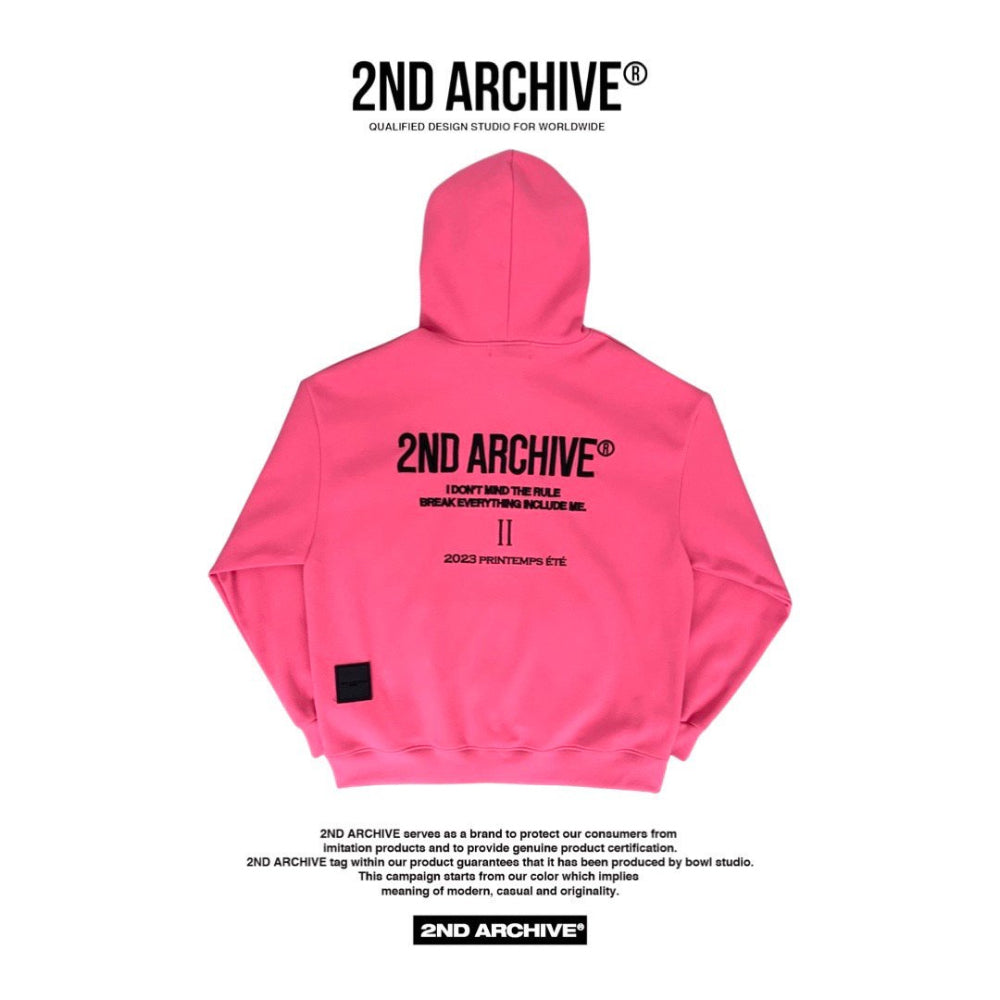 【一口價$390/件】🇰🇷韓國直送🇰🇷 2ND ARCHIVE Logo Embroidered Hoodie