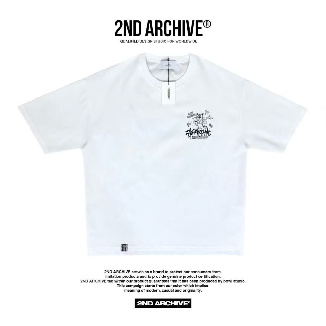韓國直送 2ND ARCHIVE Monthly Cat Crayon Tee