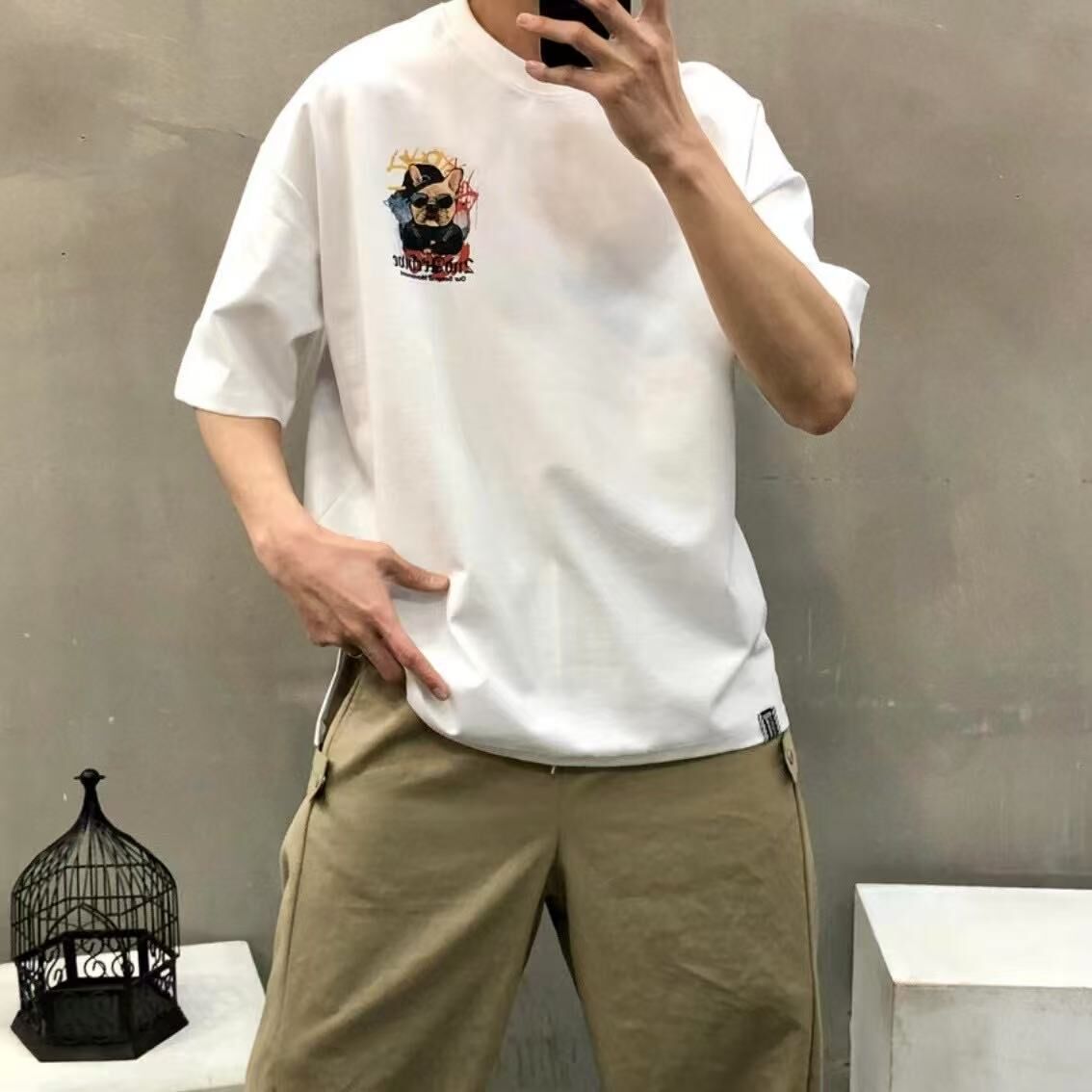 韓國直送 2ND ARCHIVE SnapBack Bulldog Tee